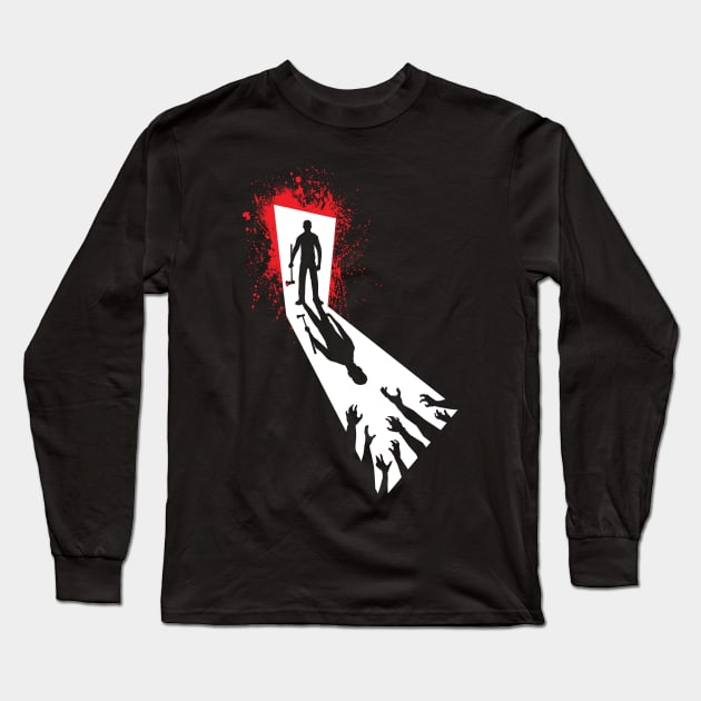 Zombie Killer Long Sleeve T-Shirt by TerrorTalkShop